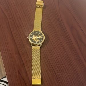 Men authentic gold watch